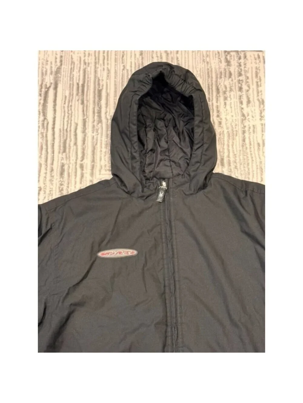 New Spyder kids size 16 Black Winter puffer waterproof coat Retails $225.
